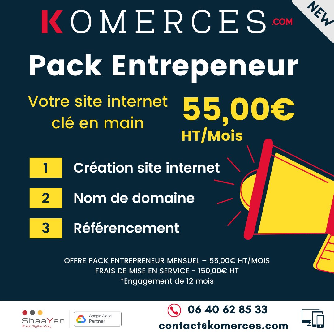 PACK ENTREPRENEUR MENSUEL